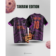 【 Free customization 】STL Sepak Takraw League Full Sublimation Jersey T-shirt