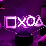 Room Bedroom Light Desktop Decoration GAMEOVER Gamepad Night Light RGB Atmosphere Light ROG Decorati