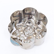 KHUÔN LÀM XÔI INOX HÌNH HOA HỒNG SIZE LỚN SIZE NHỎ