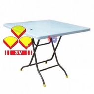 (1 Unit Only)3V Plastic Foldable Table 3x3 / Restaurant Furniture / Meja Lipat (GRADE A)