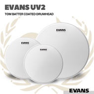 EVANS UV2 Coated Drum Head | Tom Batter Drumheads | Upper Drum Skin Original
