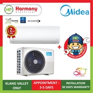 (4 STARS) MIDEA 1.0hp - 2.5hp Inverter Air Cond MSXS-10CRDN8/MSXS-13CRDN8 /MSXS-19CRDN8 /MSXS-25CRDN