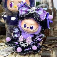Only Clothes Suitable for 4.0 Labubu Baby Clothes Mini Labubu Kuromi Purple Skirt
