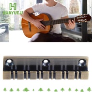 YUEJI 12 String Guitar Bridge, Bronze Color Metal Electric Guitar Bridge, Premium Guitar Bridge Repl