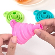Flexible Foldable MINI Silicone Funnel Water Funnel/ Colorful Multipurpose Oil Funnel/ Collapsible
