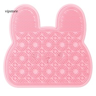 (VIP)  Rabbit Shape Soft Massage Bath Mat with Anti-slip Suction Cups – Easy Care Non-slip Bathroom 