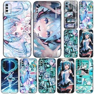 Redmi Note 7 8 9 10 4G Pro Max 8T 9S 9T Compatibility TPU Phone Cases Soft protective cover Hatsune 