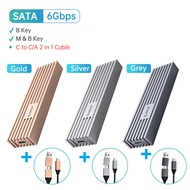 [ออกใบกำกับ- ทักแชท] ORICO Upgraded Aluminum Alloy M2 NVMe SSD Enclosure 10Gbps PCIe Type C M.2 SSD 