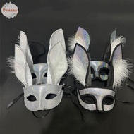 PEWANYMX Easter Mask, Plastic Eye Mask Venetian Mask, Personality Masquerade Mask Half-face Face Cover Masquerade Mask Dance
