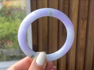 天然翡翠 緬甸 A玉 玉鐲 • 紫羅蘭翡翠圓鐲