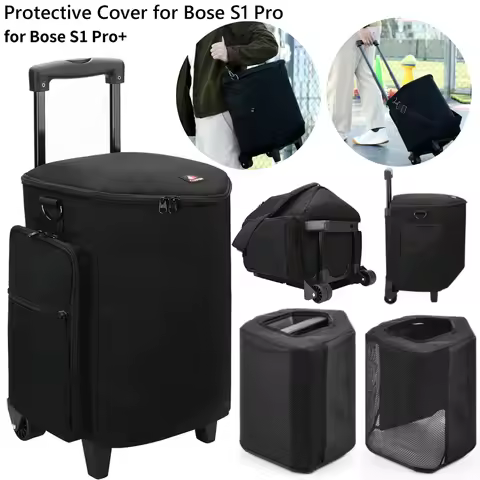 Speaker Protective Case for Bose S1 Pro / S1 Pro+ Portable BT Speaker Large Capacity Case Shoulder B