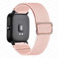 สายไนลอน20Mm/22Mm สำหรับ Amazfit GTS/2/2e/3/GTS2 Min/gtr/ 3 /Pro/ GTR2/47Mm/42Mm/Stratos Amazfit Biplite/ bip 3 /Bip 5 Samsung Galaxy Watch 5/5pro/4/4ยืดหยุ่นแฟชั่นปรับสายนาฬิกาข้อมือได้