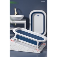 WITH BUILT-IN THERMOMETER Foldable Baby Bath Tub Bather Baby Shower Tub Infant Bath Tub Besen Mandi 