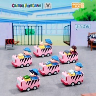 ((Ready Stock) Guwan GOODSPLAY Crayon Shin-Chan Three-Dimensional Keycap Series Dynamic Bus Mystery 