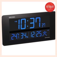 Seiko Clock DL208W SEIKO Seiko Clock Wall Clock Table Clock Dual Purpose Radio Wave Digital AC Color LCD Series C3 White