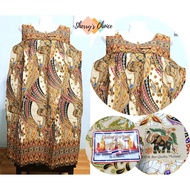 ☇๑❀Batik Thailand Cotton Sleeveless walking duster XL size