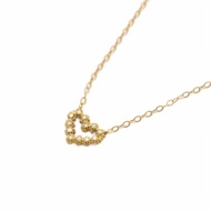 AHKAH Necklace Pendant yellow gold heart Direct from Japan Secondhand