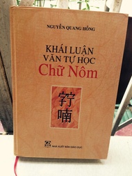 Sách Khái Luận Văn Tự Học Chữ Nôm