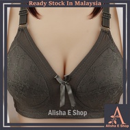 Non-Wired Seamless Thin Span Women Bra Cup B/C FULL CUP 3-Hook Bra 34~50 / Baju Dalam Bra Wanita Pen