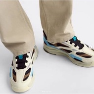 Sepatu Pria Zara Multipiece Sneakers Multicoloured Original