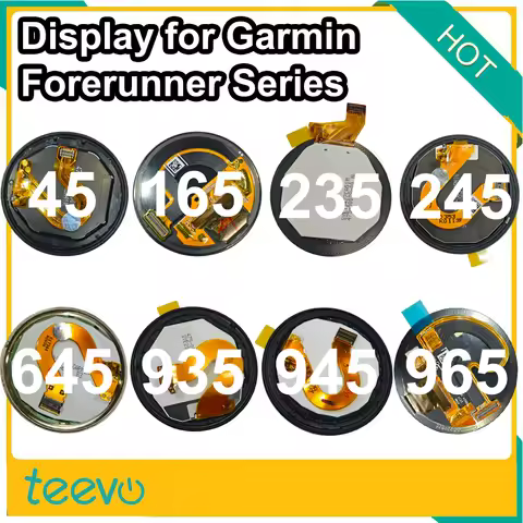 Display Screen for Garmin Forerunner 45 / 165 / 235 / 245 / 645 / 935 / 945 / 965 OLED AMOLED LCD To