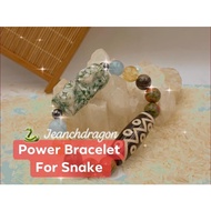Feng Shui Snake Power Bracelet Charm