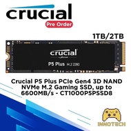 Crucial P5 Plus 1TB PCIe Gen4 3D NAND NVMe M.2 Gaming SSD, up to 6600MB/s 4T 2TB 1T 250GB 480GB