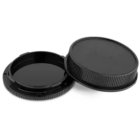 L Mount DSLR Camera Body Cap & Rear Lens Cap Set For Panasonic LUMIX S9 S1 S1H S1R S5 II S5II S5IIx
