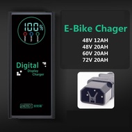 Yadea Plug 48V 12AH / 48V 20AH / 60V 20AH / 72V 20AH Automatic Shutdown Digital Display E Bike Ebike