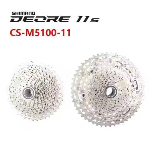 Shimano DEORE 11s M5100 Cassette Bike Flywheel CS-M5100-11 K7 11-42T/11-51T For Mountain Bike Origin