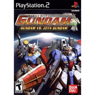 PS2 DVD game Mobile Suit Gundam - Gundam vs. Zeta Gundam