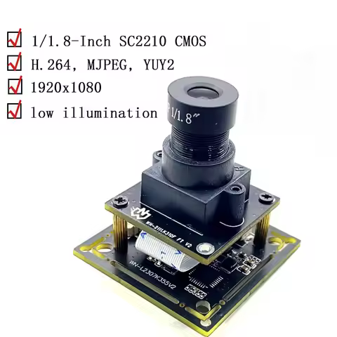SC2210 SMOS 1080P HDR Starvis USB Camera Module Sensor High Sensitivity Low illumination Black Grade