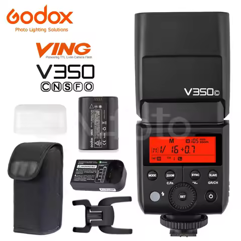 Godox V350C V350N V350S V350O V350F TTL HSS Li-ion Battery Speedlite 2.4G Flash for Canon Nikon Sony