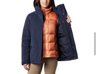 Columbia哥倫比亞 女款-TECH™防水鋁點保暖700羽絨兩件式外套 Moreton Island Interchange Jacket