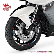 BMW C400X C400GT C600 Sport C650GT Modified Reflective Wheel Rim Decal Sticker