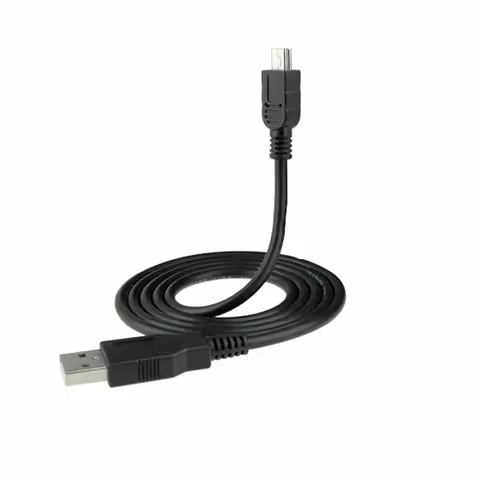 1 pcs 50/80 cm Length Black USB 2.0 A Male to Mini USB B Male Cable Adapter 5P OTG V3 Port Adapter U