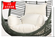 Basket cushion Increase thickening single swing cradle chair cushion household hanging Chair cloth M