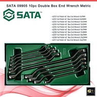 SATA 09905 10PC DOUBLE BOX END WRENCH METRIC