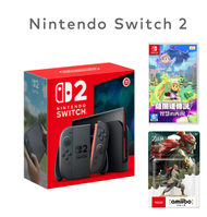 【Nintendo 任天堂】(預購)Switch 2 (NS2)遊戲主機(台灣公司貨)+精選遊戲*1+AMIIBO*1 發售日7-9月