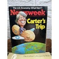 1978 Old Vintage Collectible NEWSWEEK Magazine January 9 Issue CARTER'S TRIP