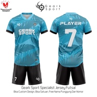 BAJU JERSEY FUTSAL FULL PRINTING BEBAS CUSTOM DESIGN FREE NAMA Limited