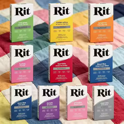 31.9g/Box RIT Dye Powder/Colored Pigment Change Fabric Color Handmade Diy Cotton Linen Wool and Silk