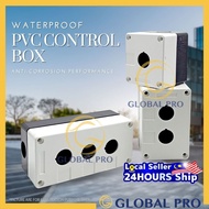 1/ 2/ 3 Way Push Button Switch Control Station Box Waterproof Push PVC Control Hole Box Dustproof Waterproof Controller