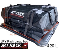 JRY Rack กระเป๋ากันน้ำสำหรับแร็คหลังคา 420L ผ้าหนา กันน้ำ/กันน้ำมือสอง สำหรับขนสัมภาระ/กระเป๋าขนสัมภ