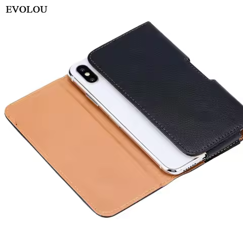 Universal Leather Belt Clip Pouch For Samsung Galaxy A17 A07 A06 A16 A26 A36 A56 A55 A35 Waist Bag M