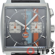 TAG Heuer 豪雅摩納哥系列復古海灣限量版腕錶（全球限量2500枚）CAW2113.FC6250。包含原廠錶盒和保固卡。不鏽鋼錶殼/皮革錶帶。男士腕錶。灰色。拋光處理。成色極佳。 [二手]