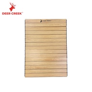 DEER CREEK Deer Creek Wagon Portable Table Top Natural Wood Grain