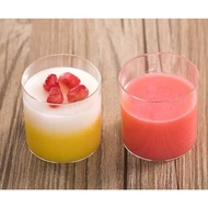 Disposable Pudding Mousse Cup 60ml & 180ml Dessert Cup Panna Cotta 60mL mini cylindrical mousse cup