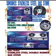 🌟 READY STOCK 🌟 Sunsonic GAS COOKER / DOUBLE / SINGLE