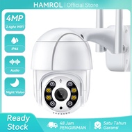 Hamrol 4MP Kamera WiFi H.265 Auto Tracking 5X Digital Zoom PTZ IP Kamera Outdoor Wireless CCTV Kamer
